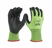 Перчатки Milwaukee High Visibility Cut Level 5 8 M, с защитой от порезов, 4932479932