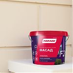 Краска акриловая PARADE classic Фасад F20 атмосферостойкая, База А, белая, 5 л