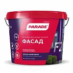 Краска PARADE акриловая F20 фасадная база А 5 л