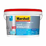 Краска MARSHALL EXPORT 2 для стен и потолков латексная моющаяся глубокоматовая, База BW 2,5 л