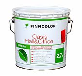 Краска Finncolor Oasis Hall & Office для стен и потолков, устойчивая к мытью, База С 2.7 л