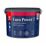 Краска TIKKURILA EURO 7, латексная, белая, база С, 9 л