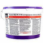 Краска акриловая ВГТ ВД-АК-2180 интерьерная, для стен и потолков, белоснежная, матовая, 3 кг