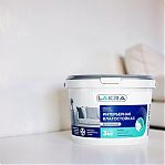 Краска акриловая Лакра 8306463 интерьерная влагостойкая, белоснежная, матовая, 3 кг