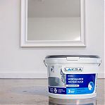 Краска латексная Лакра 8306485 моющаяся, белоснежная, матовая, 3 кг