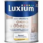 Краска-грунт Dulux 2 в 1, окна и двери, полуматовая, белая, база BW/А 0.75л