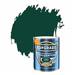 Краска TOPGRADE для металла, прямо на ржавчину 3 в 1, глянцевая гладкая зеленый мох RAL 6005, 0.75 л