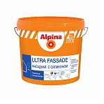 Краска Alpina Expert Ultra Fassade фасадная, с силиконом, матовая, База 3, бесцветная, 9 л