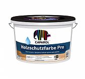 Краска CAPAROL Holzschutzfarbe Pro эластичная трещиностойкая для дерева, База 3 бесцветная, 8.46 л