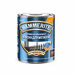 Краска Hammerite для металла прямо на ржавчину, 3 в 1, гладкая коричневая RAL 8017, 2 л