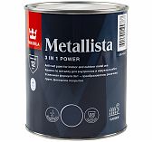 Краска Tikkurila Metallista по ржавчине 3в1, глянцевая, прозрачная, база C, 0.8 л 