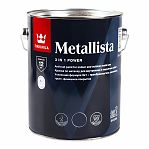 Краска Tikkurila Metallista по ржавчине 3в1, глянцевая, бесцветная, база C,  2.3 л