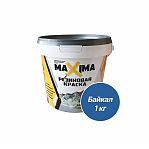 Краска Maxima, резиновая, для внутренних и наружных работ, матовая, №101 байкал, 1 кг