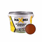 Краска Maxima, резиновая, для внутренних и наружных работ, матовая №107 шоколад 11 кг
