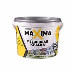 Краска Maxima, резиновая, для внутренних и наружных работ, матовая, База С 11кг