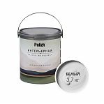 Краска интерьерная Palizh шелковисто-матовая №801 белый, 3,7 кг
