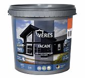 Краска Veres Faсade для деревянных фасадов, акриловая, матовая, гармония, 2.7 л