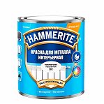 Краска для металла Hammerite интерьерная быстросохнущая, полуматовая, бесцветная, база ВС, 0.9 л