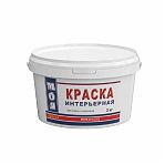 Краска Моя Краска для стен и потолков, водно-дисперсионная, интерьерная, белая, 3 кг