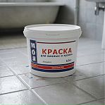 Краска Моя Краска для ванных и кухонь, влагостойкая, моющаяся, белая, 6.5 кг