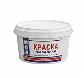 Краска Моя Краска водно-дисперсионная, атмосферостойкая, фасадная, белый, 3 кг
