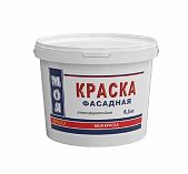 Краска Моя Краска водно-дисперсионная, атмосферостойкая, фасадная, белый, 6.5 кг