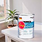 Краска акриловая  Farbitex Profi EasyDekor для мебели и декора, матовая, белая, 1 л