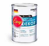 Краска акриловая  Farbitex Profi EasyDekor для мебели и декора, матовая, белая, 1 л