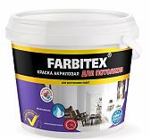 Краска акриловая Farbitex  для потолков, быстросохнущая, матовая, белоснежная, 3 кг