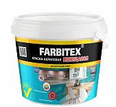 Краска акриловая Farbitex для кухни и ванной, не желтеет, моющаяся, матовая, белоснежная, 3 кг