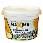 Краска резиновая MAXIMA для наружных и внутренних работ, матовая № 106 Сахара, 11 кг