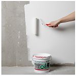 Краска для стен и потолков Alfavit Альфа 42758, водно-дисперсионная, супербелая RAL7047, 14 кг