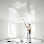 Краска для стен и потолков Alfavit Альфа 42758, водно-дисперсионная, супербелая RAL7047, 14 кг