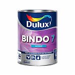 Краска Dulux Bindo 7, для стен и потолков, износостойкая, матовая, белая, 1 л