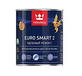 Краска TIKKURILA EURO SMART 2 интерьерная для стен и потолков, 0.9 л