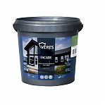 Краска Veres Faсade для деревянных фасадов акриловая, матовая, оливковый  0.9 л