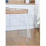 Клеенка столовая Силикон, ПВХ покрытие, прозрачная, ширина 1400 мм, толщина 0.2 мм