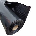 Плёнка полиэтиленовая 200 мкр, техническая, черная, ширина 3 м, на отрез от 1 м