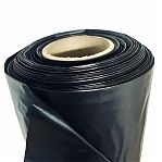 Плёнка полиэтиленовая 200 мкр, техническая, черная, ширина 3 м, на отрез от 1 м