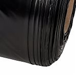 Плёнка полиэтиленовая 200 мкр, техническая, черная, ширина 3 м, на отрез от 1 м