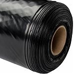 Плёнка полиэтиленовая 200 мкр, техническая, черная, ширина 3 м, на отрез от 1 м