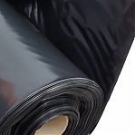 Плёнка полиэтиленовая 200 мкр, техническая, черная, ширина 3 м, на отрез от 1 м