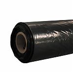 Плёнка полиэтиленовая 200 мкр, техническая, черная, ширина 3 м, на отрез от 1 м