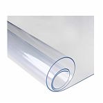 Клеенка столовая Силикон, прозрачная, ширина 1400 мм, толщина 0.2 мм