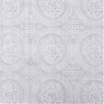 Клеенка на стол ажурная Top Lace, ширина 137 см, толщина 0.2 мм, цвет белый