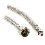 Подводка для воды Frap F 92-5 Г1/2"-М10,  длина 50 см, для смесителя, резьба гайка-штуцер
