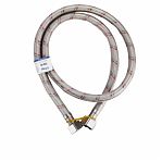 Подводка для воды Frap F96-10 Г1/2"-Г1/2" гибкая, длина 100 см, для смесителя, резьба гайка-гайка