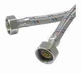 Подводка для воды Frap F96-10 Г1/2"-Г1/2" гибкая, длина 100 см, для смесителя, резьба гайка-гайка