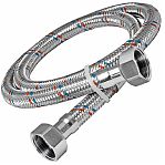 Подводка для воды Frap 1/2" F96-12, гибкая, длина 120 см, резьба  гайка-гайка