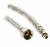 Подводка для воды Frap F92-6 Г1/2"-М10, длина 60 см, для смесителя, резьба гайка-штуцер